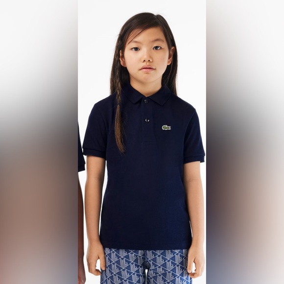 Lacoste polo shirt with puffed sleeves - Picture 1 of 4